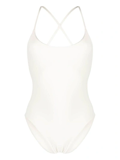 Shop Lido Uno One-piece Swimsuit In White