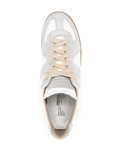 Shop Maison Margiela Replica Sneakers Shoes In White