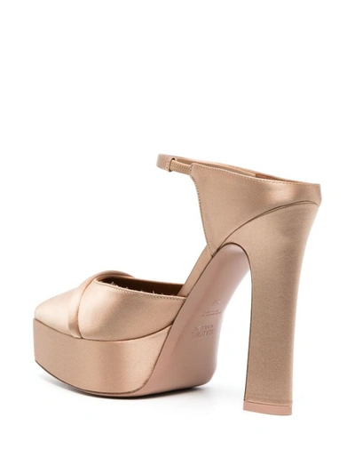 Shop Malone Souliers Uma Platform 125 Shoes In Brown