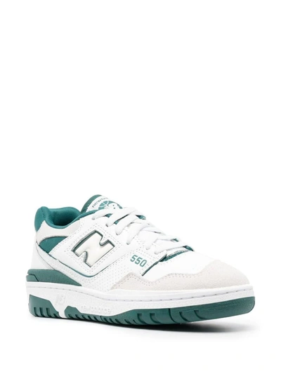 Shop New Balance 550 Lifestyle Sneakers Shoes In White