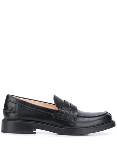 Shop Tod's 59c Loafers Shoes In Black