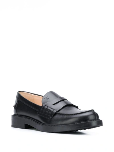 Shop Tod's 59c Loafers Shoes In Black