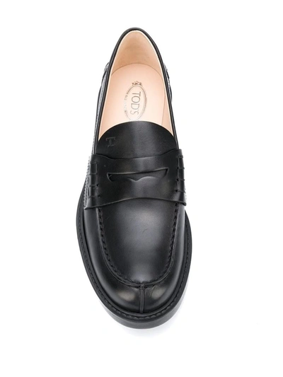 Shop Tod's 59c Loafers Shoes In Black