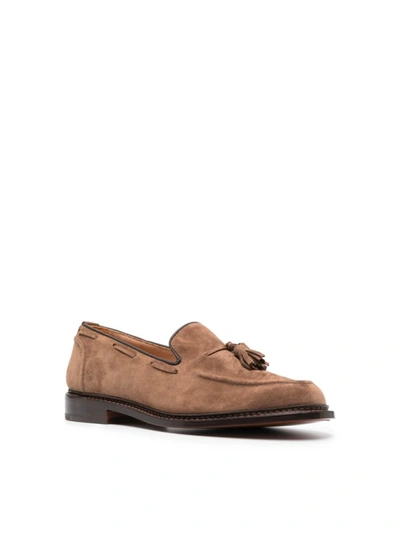 Shop Tricker's Elton Lace Up Castorino Shoes In Brown