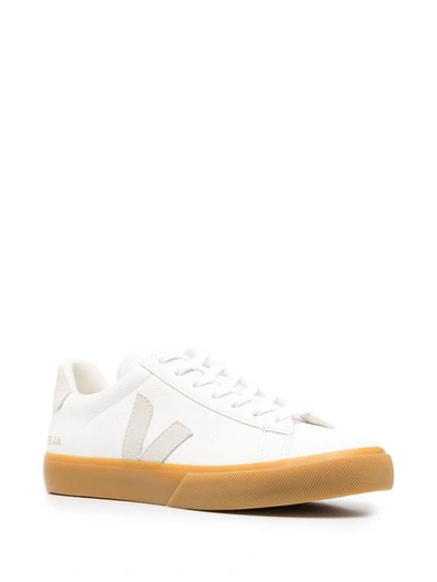 Shop Veja Field Sneakers Shoes In White