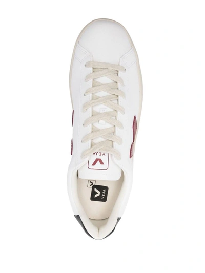 Veja White Leather Sneakers In White
