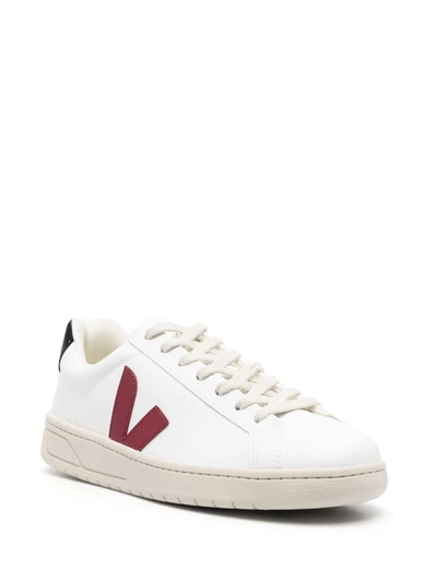 Veja White Leather Sneakers In White