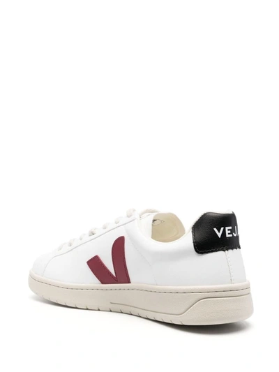 Veja White Leather Sneakers In White