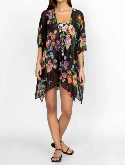 Shop Johnny Was Butterfly Kimono Cover Up In Black