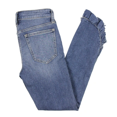 Shop Joe's Jeans The Icon Womens Mid-rise Distressed Skinny Jeans In Blue
