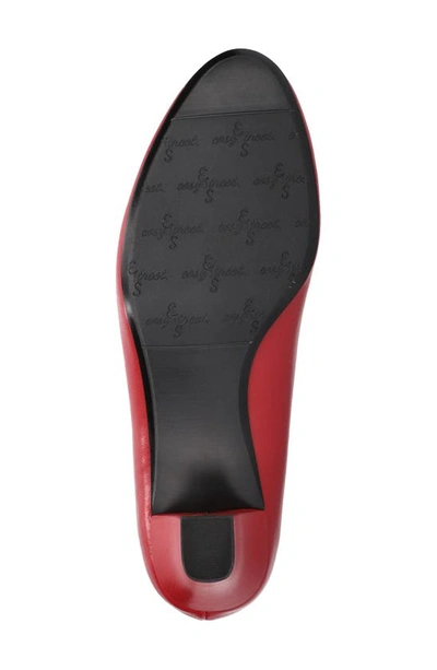 Easy Street Ballari Round Toe Pump In Red