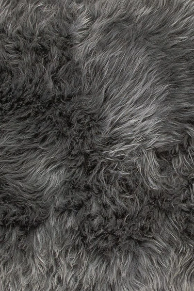 Shop Natural New Zealand Rectangular Sheepskin Throw In Grey