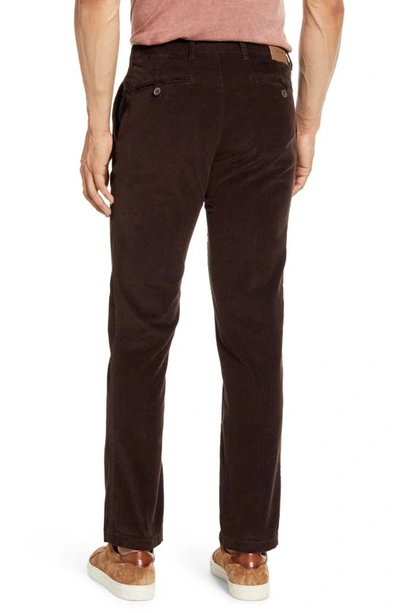Shop Brax Everest Flat Front Stretch Corduroy Dress Pants In Brown