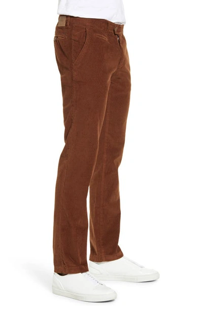 Shop Brax Everest Flat Front Stretch Corduroy Dress Pants In Hazel