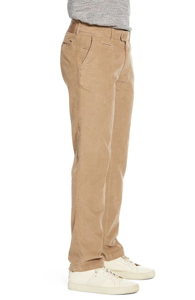 Shop Brax Everest Flat Front Stretch Corduroy Dress Pants In Beige
