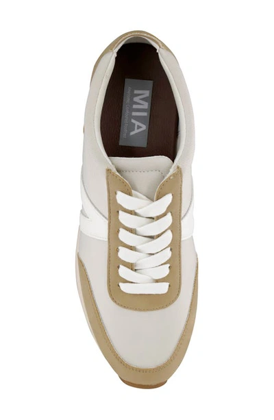 Shop Mia Kable Sneaker In Cream/ Natural/ White