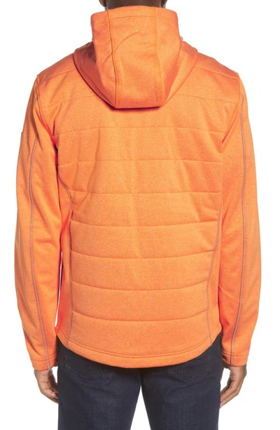 Shop Cutter & Buck Altitude Wind Resistant Hooded Jacket In Satsuma