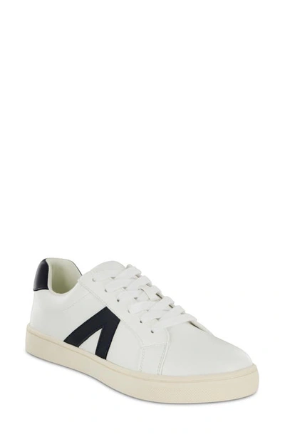 Shop Mia Italia Low Top Sneaker In White/ Navy