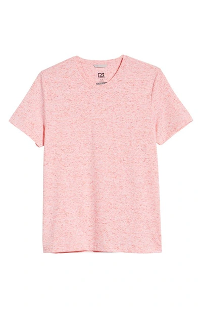Cutter & Buck Advantage Space Dye Jersey Polo In Alarm