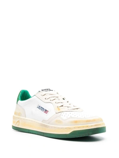 Shop Autry Sneakers Low Top In White Green