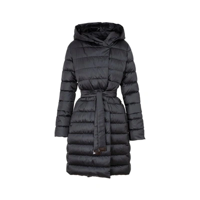 Shop Max Mara The Cube Novef Down Jacket Wintercoat In Black
