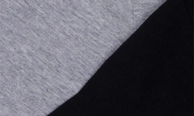 Calvin Klein Kids' Pack Of 2 Crewneck T-shirt In Black/ Heather Gray/ White