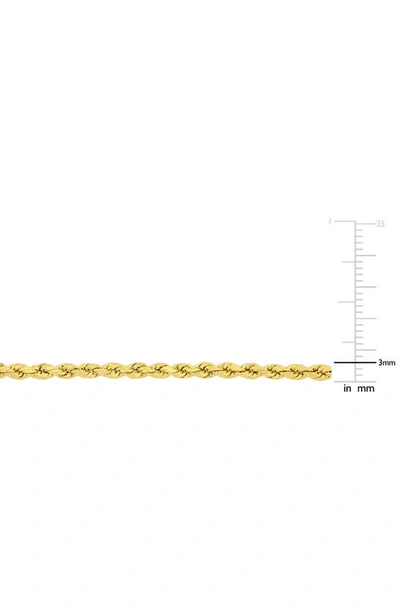 Shop Delmar Rope Chain Bracelet In Gold