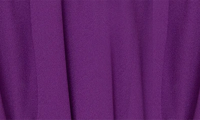 Shop Habitual Kids' Long Sleeve Smocked Crepe Dress In Purple