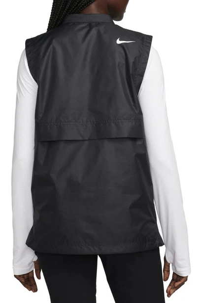 Shop Nike Tour Repel Golf Vest In Black/ White