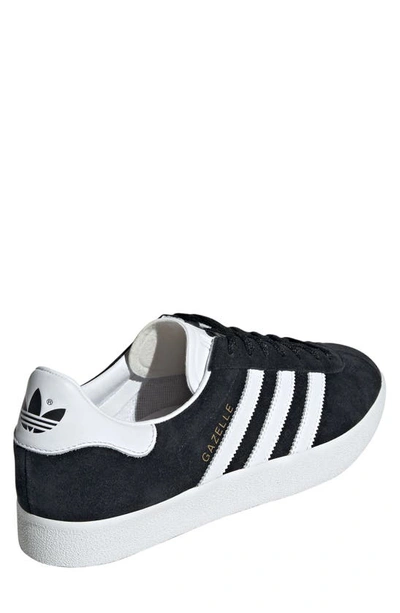 Shop Adidas Originals Gazelle 85 Sneaker In Black/ White/ Gold Met.