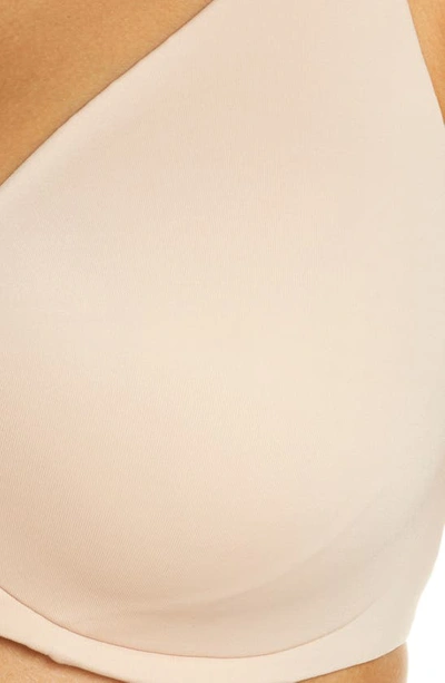 Spanxr Low Profile Cushioned Underwire Minimizer Bra In Champagne Beige