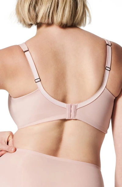 Shop Spanx ® Low Profile Cushioned Underwire Minimizer Bra In Vintage Rose