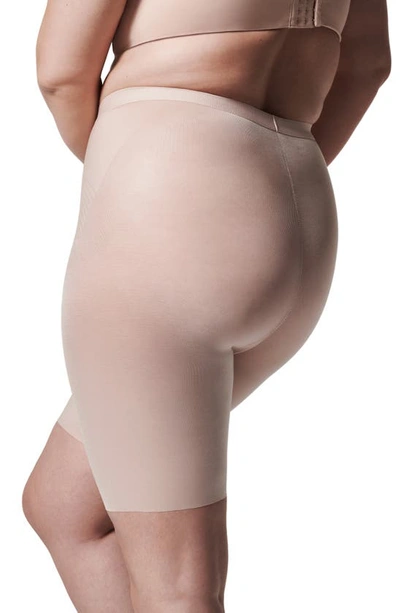 Spanxr Spanx® Spanxshape™ Invisible Mid-thigh Shorts In Champagne Beige