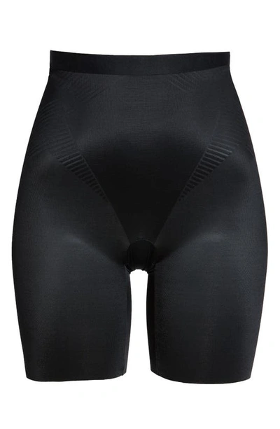Spanxr Spanx® Spanxshape™ Invisible Mid-thigh Shorts In Very Black