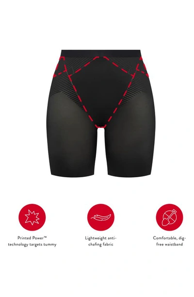 Spanxr Spanx® Spanxshape™ Invisible Mid-thigh Shorts In Very Black