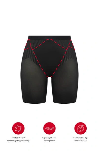 Spanxr Spanx® Spanxshape™ Invisible Mid-thigh Shorts In Very Black
