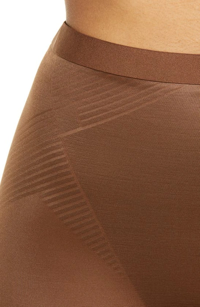 Shop Spanxr Thinstincts® 2.0 Mid Thigh Shorts In Chestnut Brown