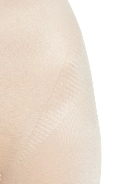 Shop Spanxr Thinstincts® 2.0 High Waist Mid Thigh Shorts In Champagne Beige