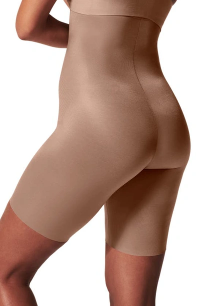 Spanxr Spanx® Spanxshape™ Invisible High Waist Mid Thigh Shorts In Cafe Au Lait