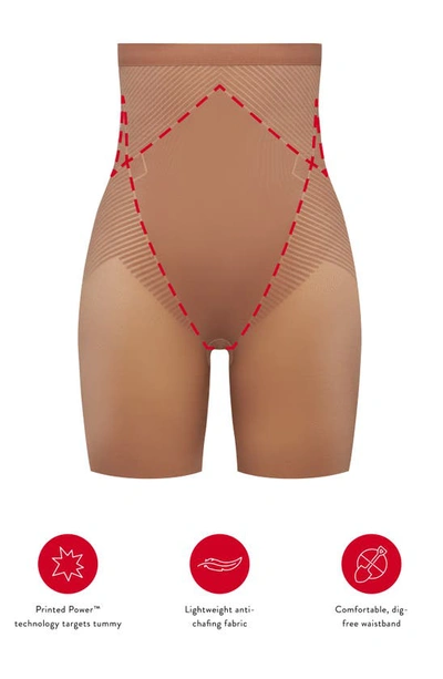 Spanxr Spanx® Spanxshape™ Invisible High Waist Mid Thigh Shorts In Cafe Au Lait