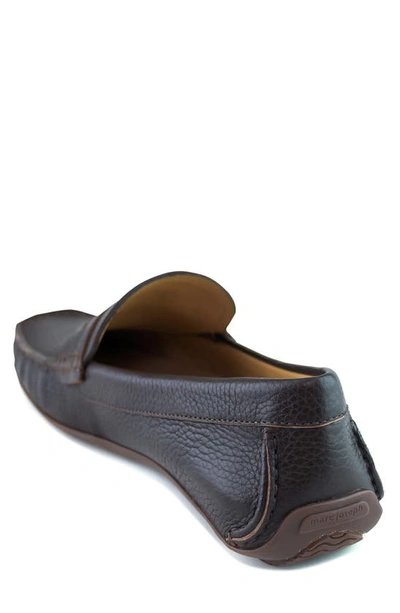 Shop Marc Joseph New York Union 4.0 Driver Loafer In Brown Grainy