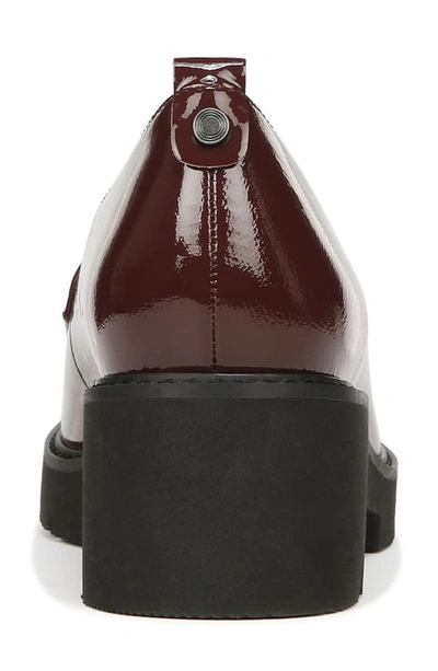 Naturalizer Darry Leather Loafer In Caberet Sauvignon Red Patent