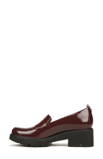 Naturalizer Darry Leather Loafer In Caberet Sauvignon Red Patent