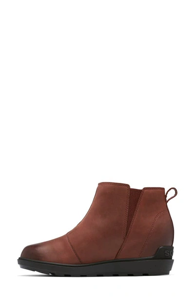 Sorel Evie Ii Zip Waterproof Ankle Boot In Spice/ Black