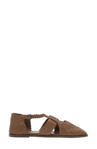 Shop Hereu Serra Woven Sandal In Brown