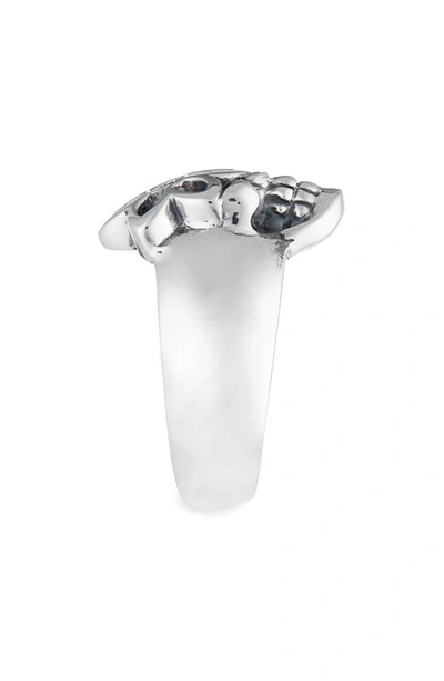 Shop Good Art Hlywd Small Steal Your Rosette Ring In Silver
