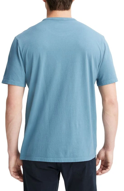 Shop Vince Solid T-shirt In Washed High Sea