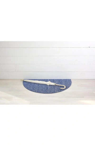 Shop Chilewich Heathered Welcome Mat In Cornflower