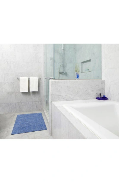 Chilewich Heathered Shag Mat In Cornflower