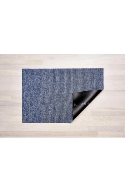 Chilewich Heathered Shag Mat In Cornflower